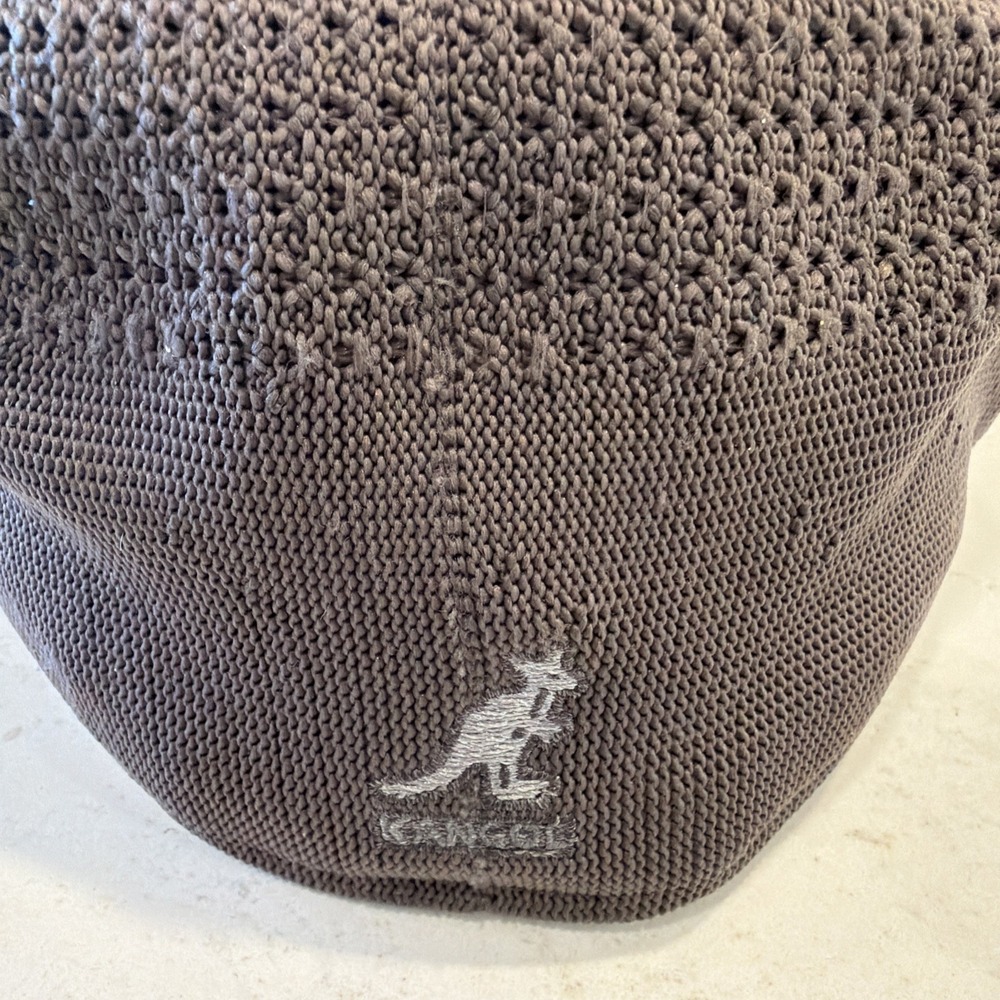 Kangol Unisex Tropic 504 Ventair Flat Cap, Gray Size Large Pre owned - Picture 4 of 12